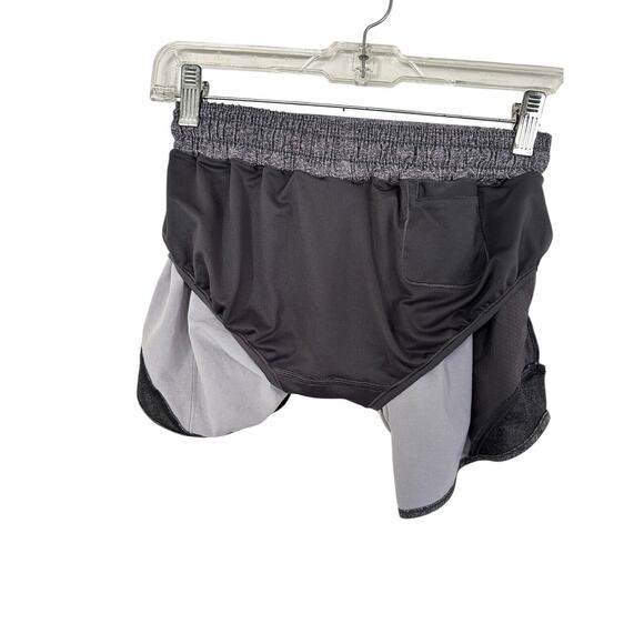 Lululemon Hotty Hot Short 2.5" Heather Lux Multi Black/Gray Size 4 - Picture 11 of 14